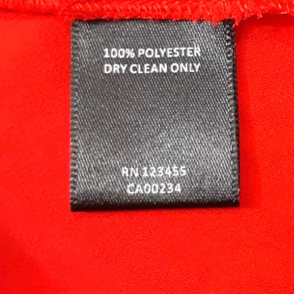 Design Lab Lord & Taylor Small Red Blouse Top - Picture 7 of 8